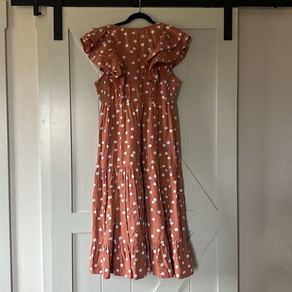 Roller Rabbit  V-Neck, Ruffle Midi dress - Picture 13 of 15